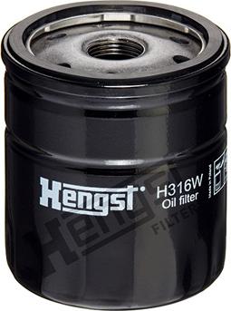 Hengst Filter H316W - Filtre à huile cwaw.fr