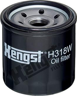 Hengst Filter H318W - Filtre à huile cwaw.fr