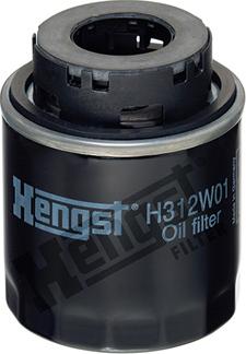 Hengst Filter H312W01 - Filtre à huile cwaw.fr