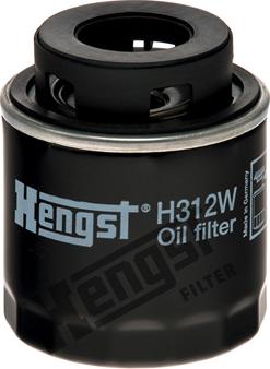 Hengst Filter H312W - Filtre à huile cwaw.fr