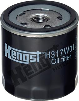 Hengst Filter H317W01 - Filtre à huile cwaw.fr