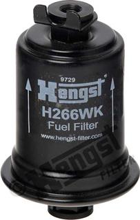 Hengst Filter H266WK - Filtre à carburant cwaw.fr