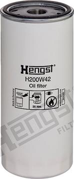 Hengst Filter H200W42 - Filtre à huile cwaw.fr