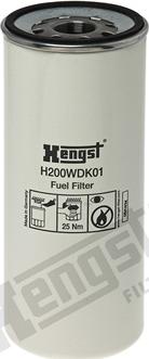 Hengst Filter H200WDK01 - Filtre à carburant cwaw.fr