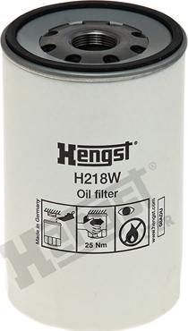 Hengst Filter H218W - Filtre à huile cwaw.fr