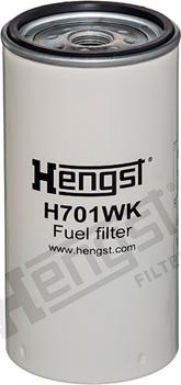 Hengst Filter H701WK - Filtre à carburant cwaw.fr