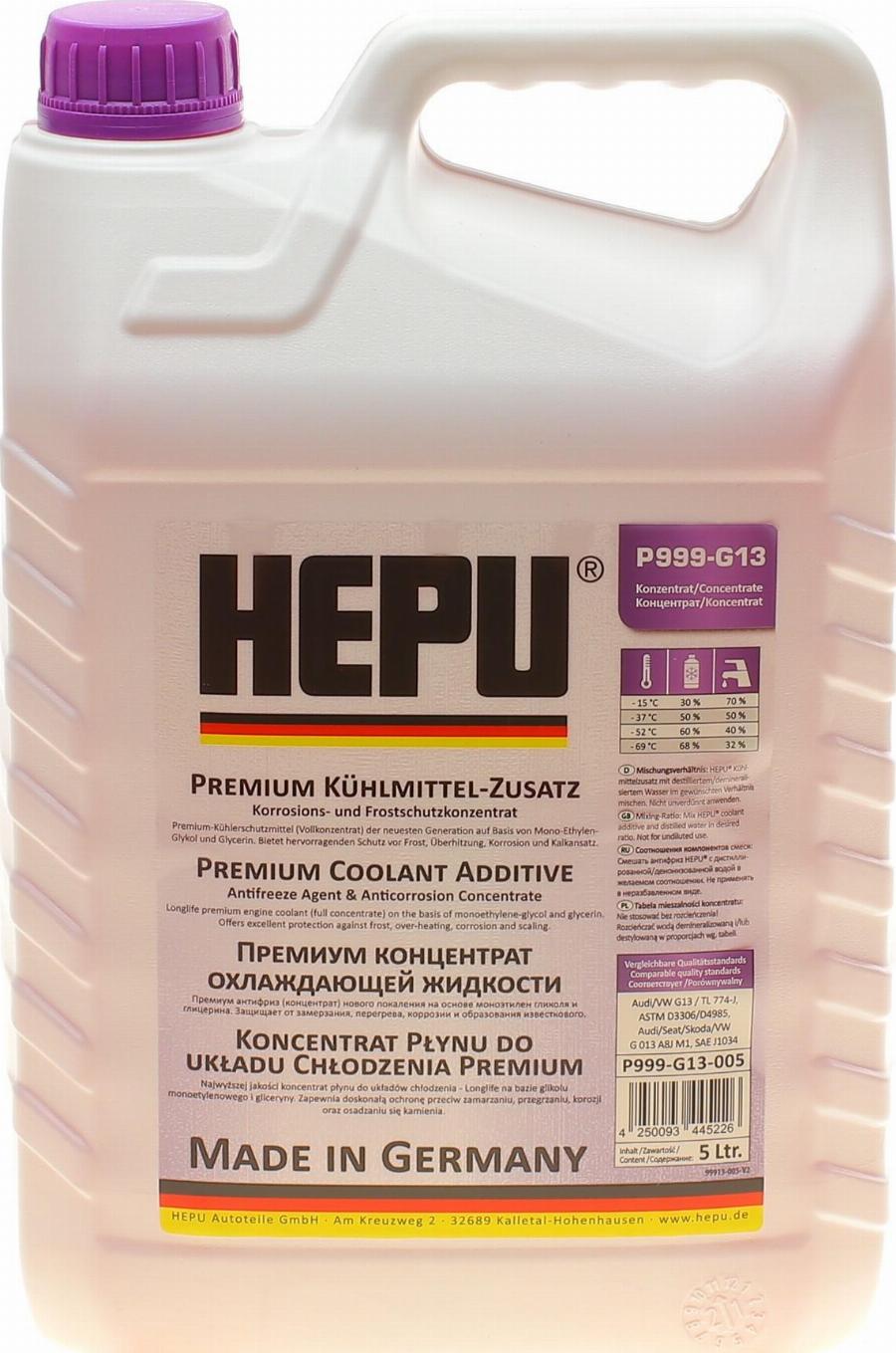 Hepu P999-G13-005 - Antigel cwaw.fr