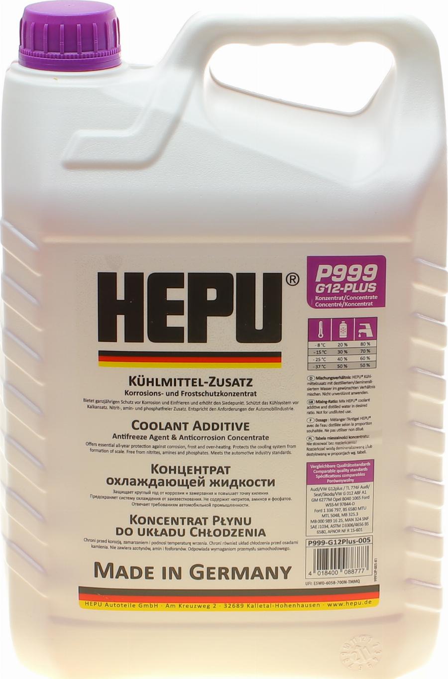 Hepu P999-G12PLUS-005 - Antigel cwaw.fr