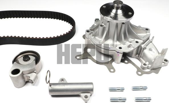 Hepu PK76740 - Pompe à eau + kit de courroie de distribution cwaw.fr