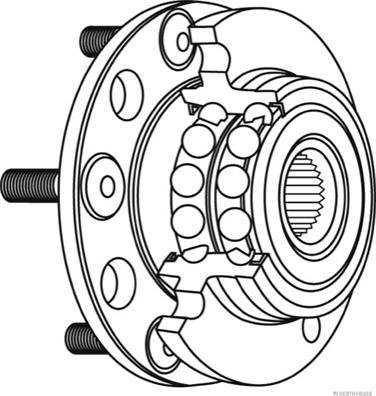 Herth+Buss Jakoparts J4714012 - Kit de roulements de roue cwaw.fr