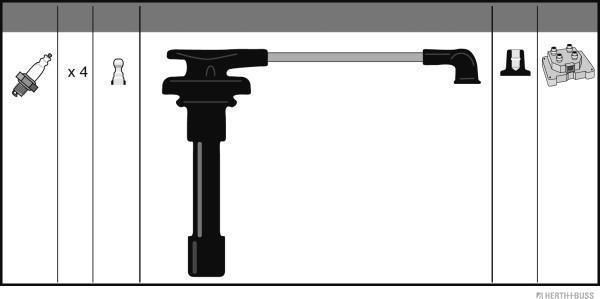 Herth+Buss Jakoparts J5384006 - Kit de câbles d'allumage cwaw.fr