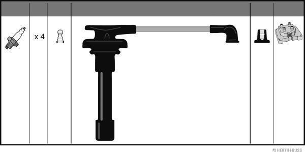 Herth+Buss Jakoparts J5384014 - Kit de câbles d'allumage cwaw.fr