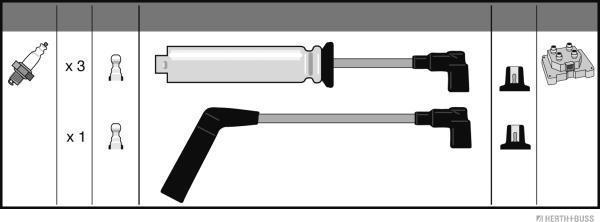 Herth+Buss Jakoparts J5380906 - Kit de câbles d'allumage cwaw.fr