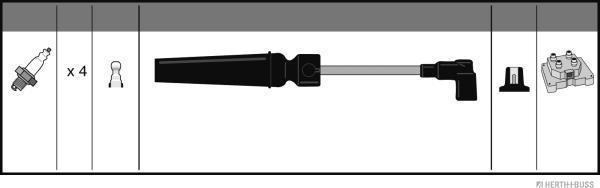 Herth+Buss Jakoparts J5380907 - Kit de câbles d'allumage cwaw.fr