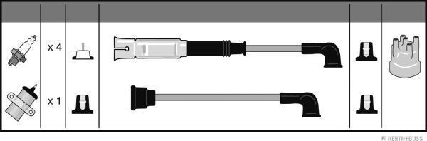 Herth+Buss Jakoparts J5381032 - Kit de câbles d'allumage cwaw.fr