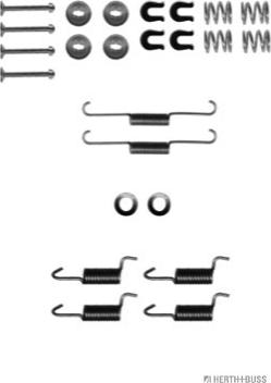 Herth+Buss Jakoparts J3565010 - Kit d'accessoires, mâchoire de frein cwaw.fr