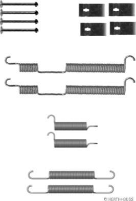 Herth+Buss Jakoparts J3560302 - Kit d'accessoires, mâchoire de frein cwaw.fr