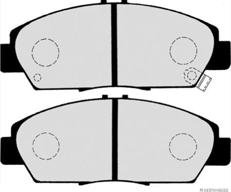 Herth+Buss Jakoparts J3604037 - Kit de plaquettes de frein, frein à disque cwaw.fr