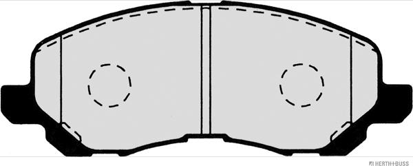 Herth+Buss Jakoparts J3605046 - Kit de plaquettes de frein, frein à disque cwaw.fr