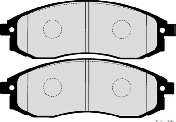 Herth+Buss Jakoparts J3605061 - Kit de plaquettes de frein, frein à disque cwaw.fr