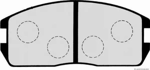 Herth+Buss Jakoparts J3605024 - Kit de plaquettes de frein, frein à disque cwaw.fr