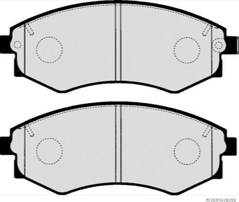 Herth+Buss Jakoparts J3600517 - Kit de plaquettes de frein, frein à disque cwaw.fr