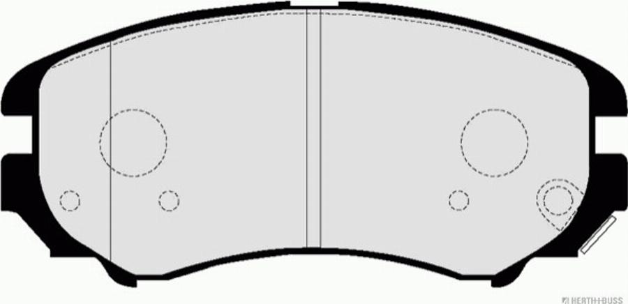 Herth+Buss Jakoparts J3600340 - Kit de plaquettes de frein, frein à disque cwaw.fr