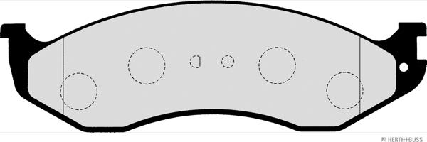 Herth+Buss Jakoparts J3600307 - Kit de plaquettes de frein, frein à disque cwaw.fr