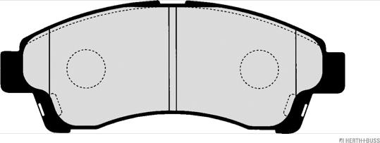 Herth+Buss Jakoparts J3603054 - Kit de plaquettes de frein, frein à disque cwaw.fr