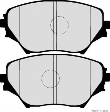 Herth+Buss Jakoparts J3602092 - Kit de plaquettes de frein, frein à disque cwaw.fr