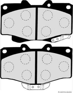 Herth+Buss Jakoparts J3602054 - Kit de plaquettes de frein, frein à disque cwaw.fr