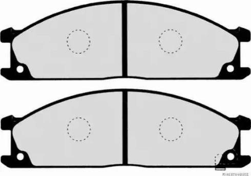 Herth+Buss Jakoparts J3607008 - Kit de plaquettes de frein, frein à disque cwaw.fr