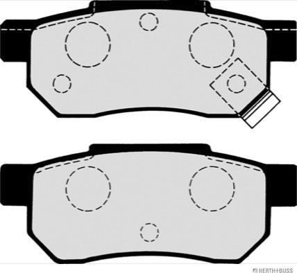 Herth+Buss Jakoparts J3614004 - Kit de plaquettes de frein, frein à disque cwaw.fr