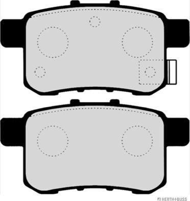 Herth+Buss Jakoparts J3614020 - Kit de plaquettes de frein, frein à disque cwaw.fr