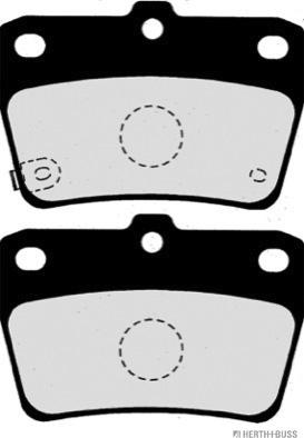 Herth+Buss Jakoparts J3612020 - Kit de plaquettes de frein, frein à disque cwaw.fr