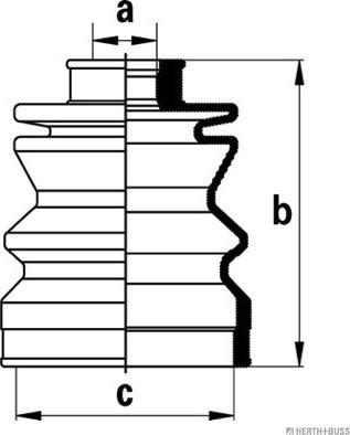 Herth+Buss Jakoparts J2868000 - Joint-soufflet, arbre de commande cwaw.fr