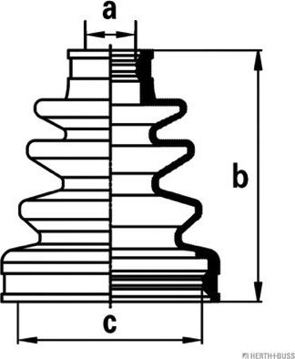 Herth+Buss Jakoparts J2884015 - Joint-soufflet, arbre de commande cwaw.fr