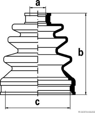 Herth+Buss Jakoparts J2884016 - Joint-soufflet, arbre de commande cwaw.fr