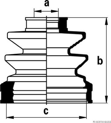 Herth+Buss Jakoparts J2885012 - Joint-soufflet, arbre de commande cwaw.fr
