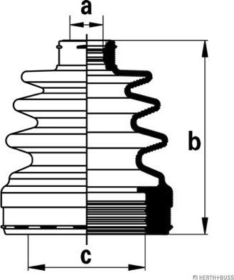 Herth+Buss Jakoparts J2880903 - Joint-soufflet, arbre de commande cwaw.fr