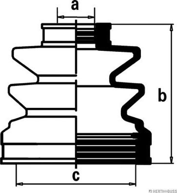 Herth+Buss Jakoparts J2880502 - Joint-soufflet, arbre de commande cwaw.fr