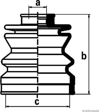 Herth+Buss Jakoparts J2888000 - Joint-soufflet, arbre de commande cwaw.fr