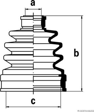 Herth+Buss Jakoparts J2888002 - Joint-soufflet, arbre de commande cwaw.fr