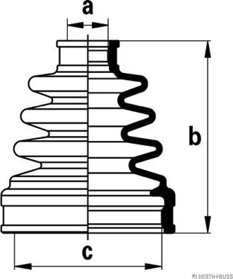 Herth+Buss Jakoparts J2888013 - Joint-soufflet, arbre de commande cwaw.fr