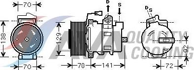 HIGHWAY AUTOMOTIVE 45033003 - Compresseur, climatisation cwaw.fr