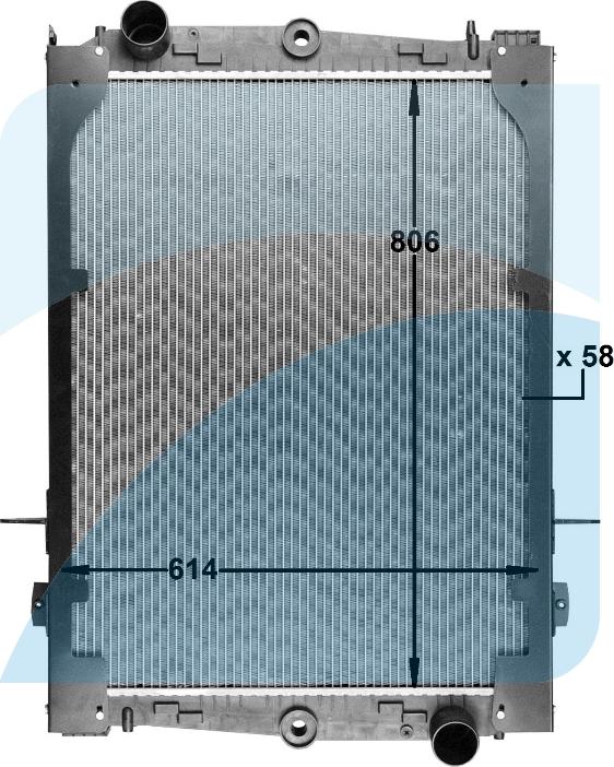 HIGHWAY AUTOMOTIVE 10011010 - Radiateur, refroidissement du moteur cwaw.fr