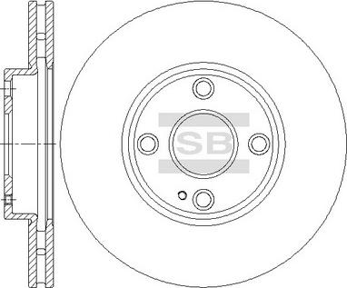 Hi-Q SD4441 - Disque de frein cwaw.fr