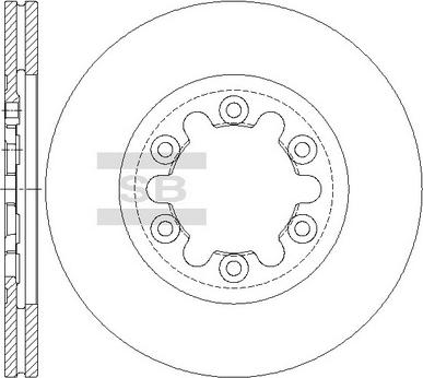 Hi-Q SD4443 - Disque de frein cwaw.fr