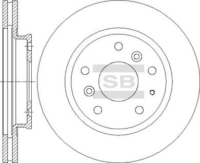 Hi-Q SD4413 - Disque de frein cwaw.fr