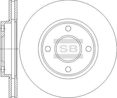 Hi-Q SD4431 - Disque de frein cwaw.fr